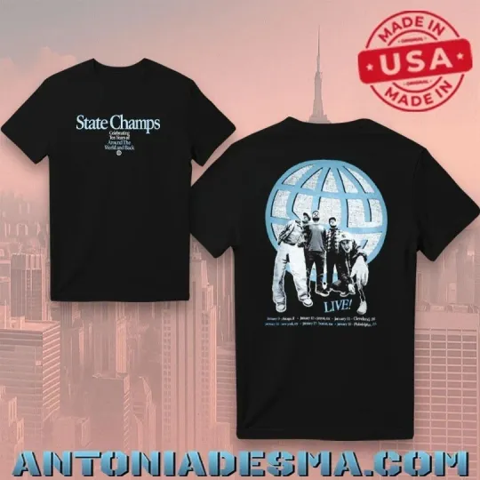 Discover SALE 30%  State Champ Tour 2026 Fan Gifts Unisex T-Shirt Reprint Gildan