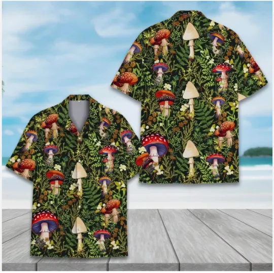 Discover Tropical Mushroom 3D HAWAII SHIRT Mother Day Gift All Over Print BEST PRICE