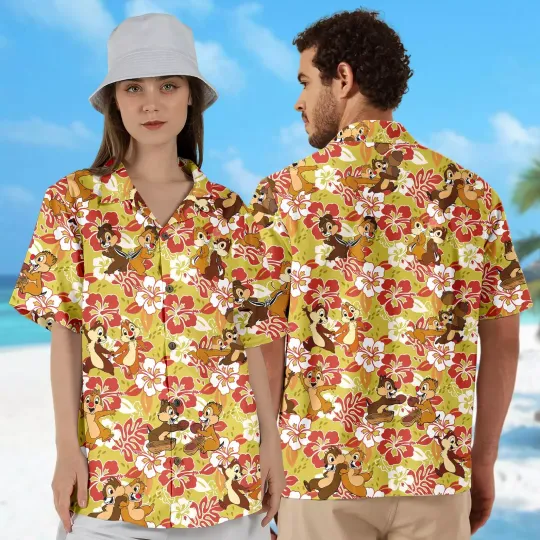 Discover Animated Squirrel Summer Vacation 3D HAWAII SHIRT Halloween Gift Best Price