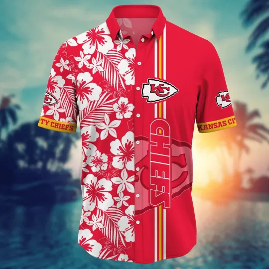 Kansas City football Hawaiian Shirt Firefliestime Aloha Shirt