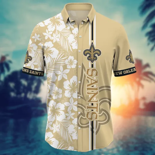 Discover New Orleans football Hawaiian Shirt Firefliestime Aloha Shirt