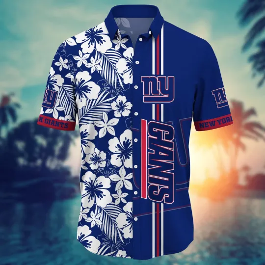 Discover New York football Hawaiian Shirt Firefliestime Aloha Shirt