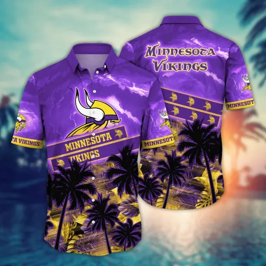 Discover Minnesota football Hawaiian Shirt Sun Raystime Aloha Shirt