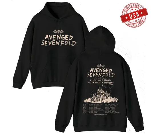 Discover SALE!!! Avenged Sevenfold 2026 Tour Hoodie, Fast Ship