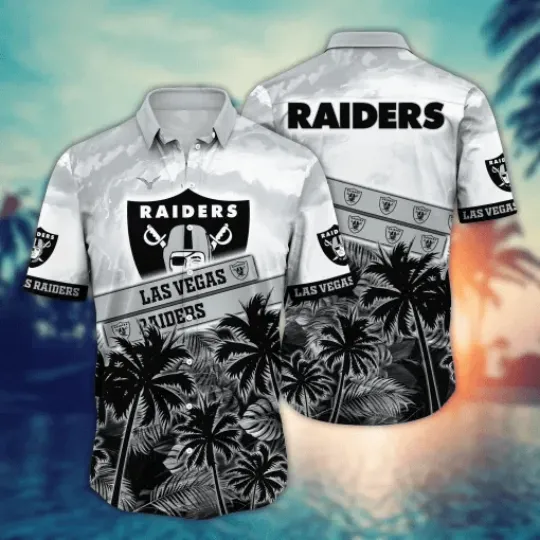 Discover Las Vegas football Hawaiian Shirt Sun Raystime Aloha Shirt