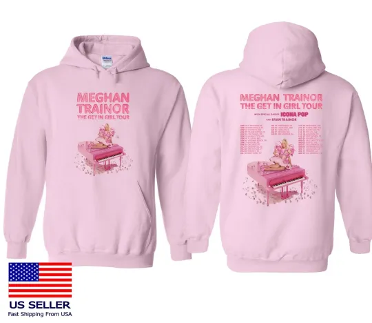 Discover Meghan Trainor The Get In Girl Tour 2026 North America Hoodie