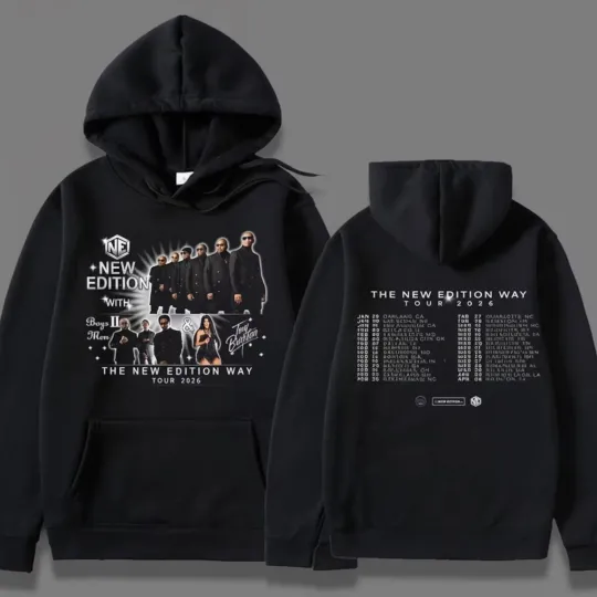New Edition Way Tour 2026 Unisex New Hoodie