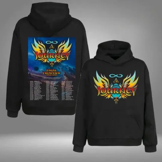 Discover Journey Band Final Frontier Tour 2026 Schedule Tour Dates Hoodie