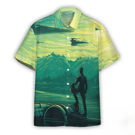 Discover Disney Star Wars The Force Awakens Hawaiian Shirt