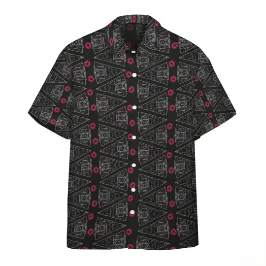Discover Disney Star Wars Empires Reign Black Hawaiian Shirt