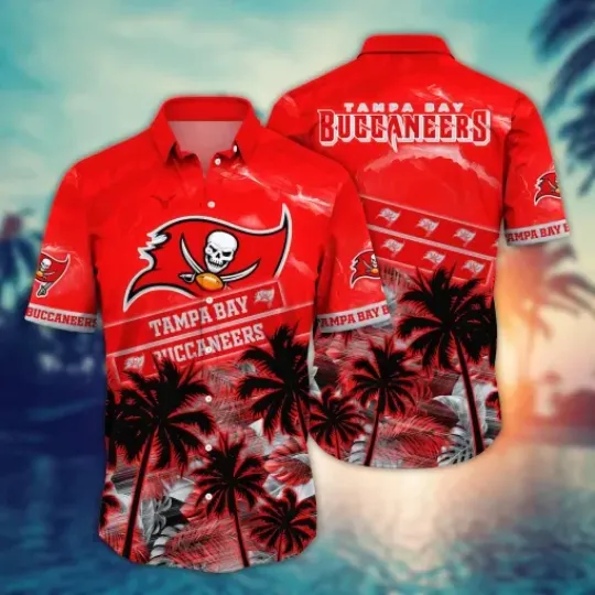 Tampa Bay football Hawaiian Shirt Golden Hourtime Aloha Shirt