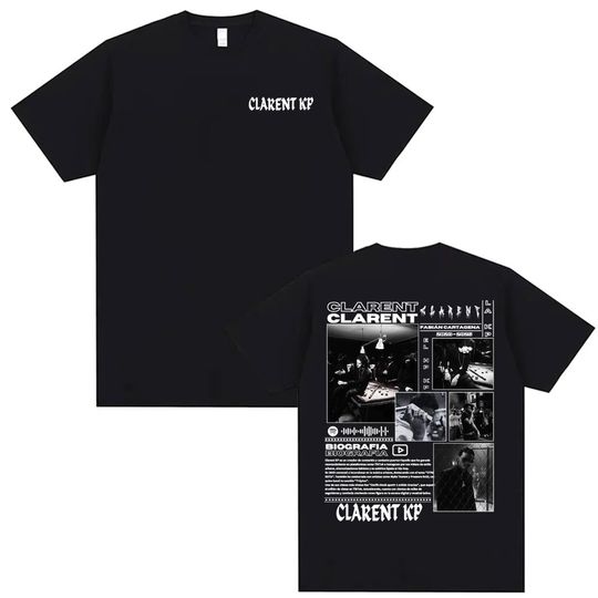 Discover Rapper Clarent Kp Album Tour 2026 Cover T Shirt