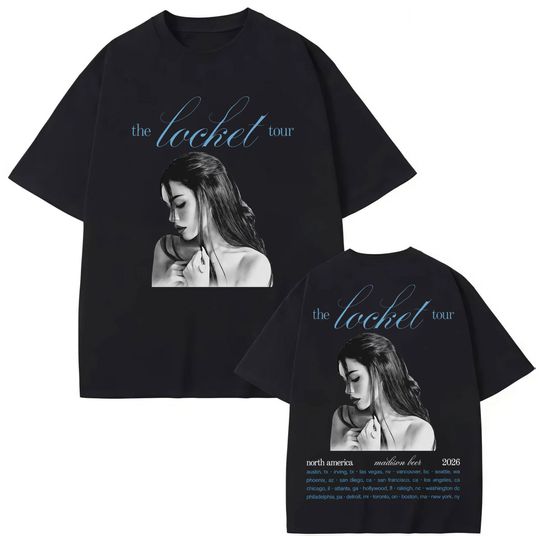Discover Singer Madison Beer The Locket Tour 2026 T Shirt