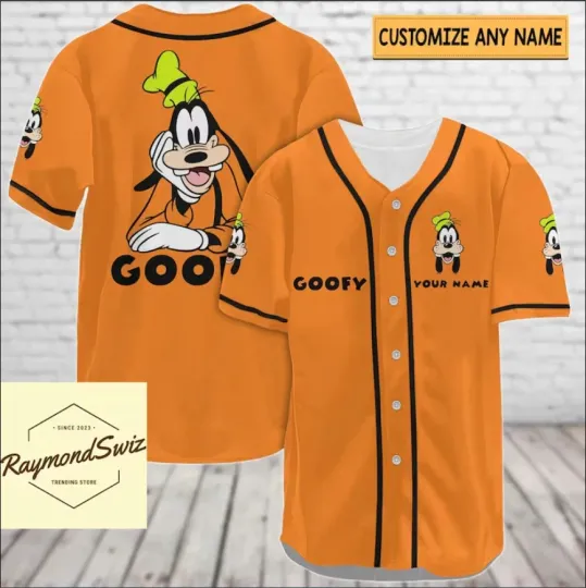 Discover Halloween Goofy 3D Baseball Jersey