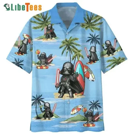 Discover Blue Darth Vader Star Wars Hawaiian Shirt