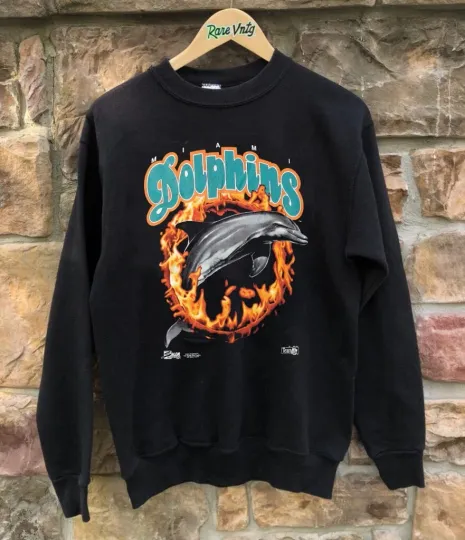 Miami Dolphins Crewneck Sweatshirt Football Shirt