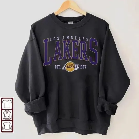 Discover LA Lakers Basketball NBA Sweatshirt Vintage Shirt