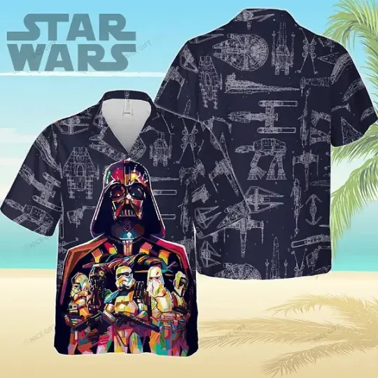 Discover A Star Wars Saga Unfolds In 3D On Hawaiian Shirt Perfect Gifts