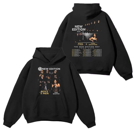 The New Edition Way Tour 2026 Double Sided Hoodie