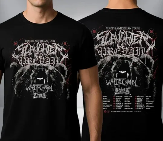 Slaughter To Prevail North America 2026 Tour Gift For Fans T-shirt