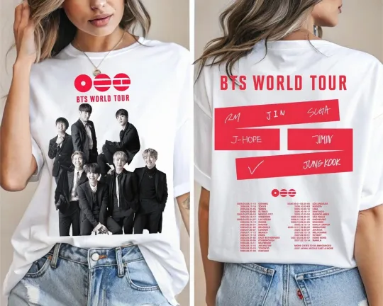 Discover BTS World Tour T-shirt, Bangtan Comeback 2026 T-Shirt