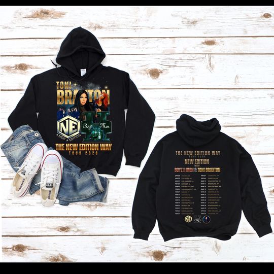 Toni Braxton & Boys II Men 2026 Tour Double Sided Hoodie