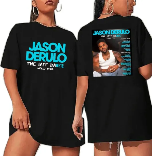 Discover The Last Dance Fan Inspired tour 2026 World Tour Jason Derulo T-Shirt