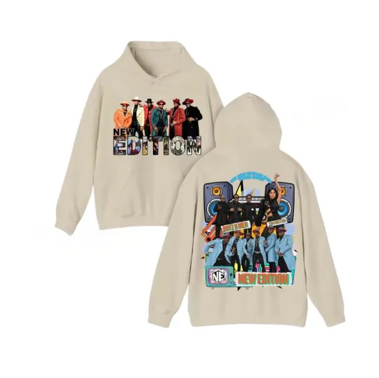 New Edition Way Tour 2026 Unisex Double Sided Hoodie