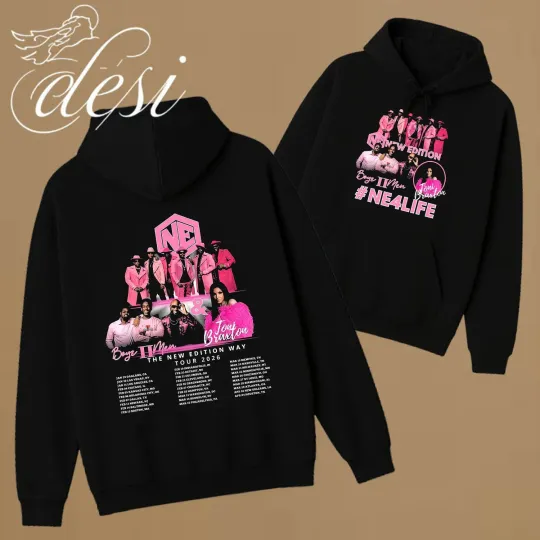 The New Edition Way Tour 2026 Double Sided Hoodie