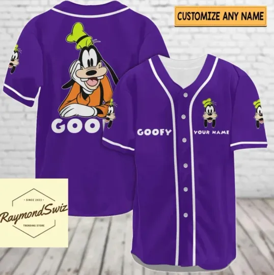 Discover Halloween Goofy 3D Baseball Jersey Shirt