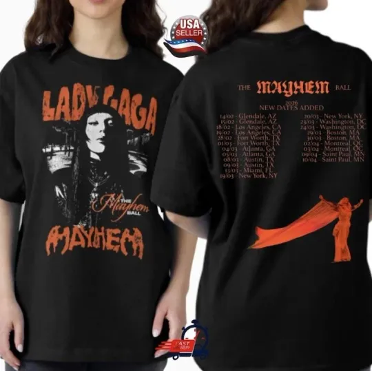Discover Ld ga Graphic Shirt, Ld ga The Mayhem Ball Tour 2026