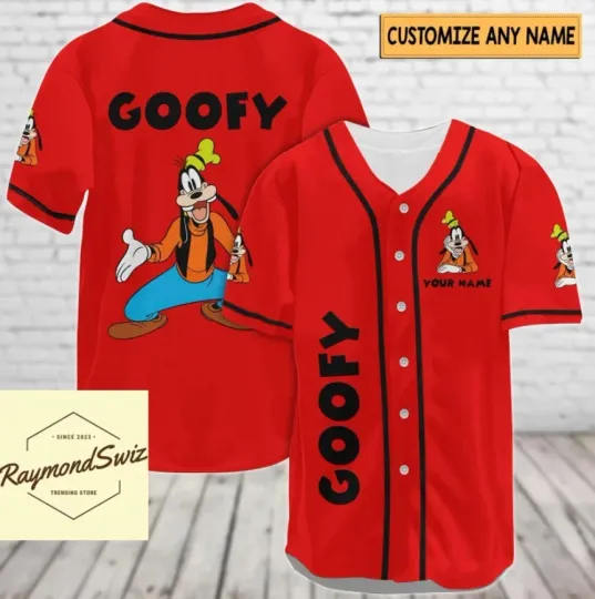 Discover Halloween Goofy 3D Baseball Jersey Shirt