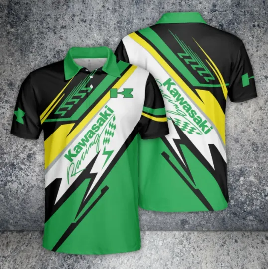 Discover Kawasaki 3D All Over Print Polo Shirt Men