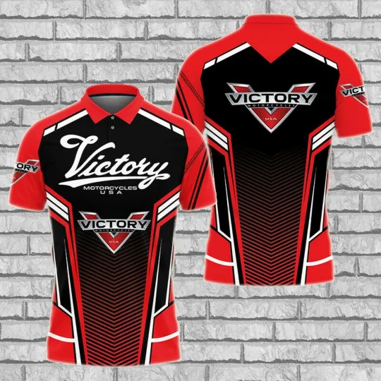 Discover Victory Motorcycles Men’s US 3D Polo Shirt Pinnacle Technology