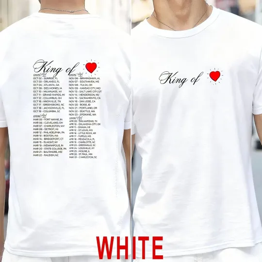 King of Hearts Brandon Lake 2025-2026 Tour T-Shirt
