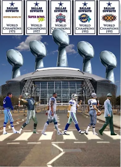 Dallas Cowboys Football Vintage Logo Poster Vertical Matte Poster