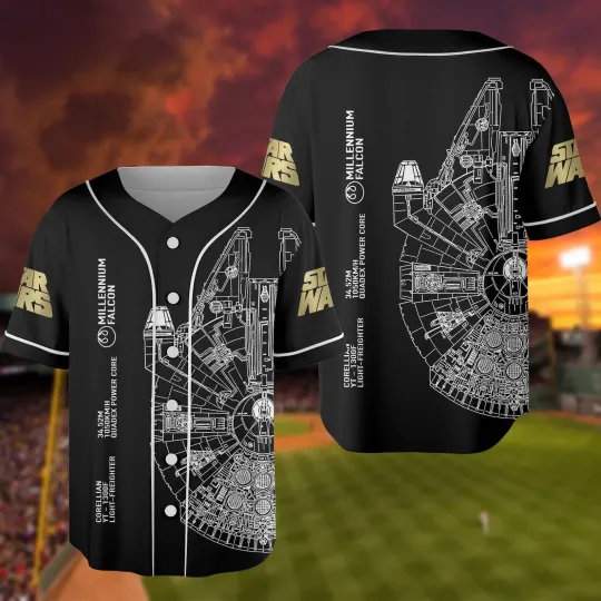 Discover Spaceship 3D BASEBALL JERSEY SHIRT US Size Best Price Father Day Gift Mom Gift