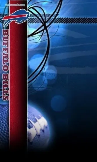 Buffalo Bills Football Poster Vertical Metal Sign for Fancave