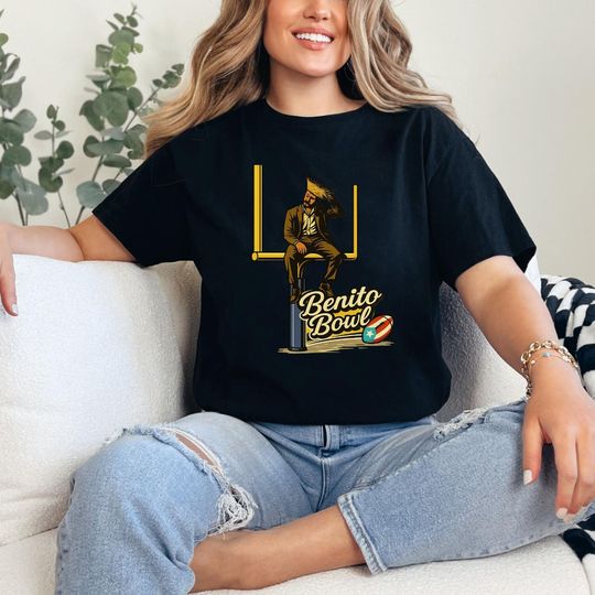 Discover Benito Bowl 2026 Graphic Tee, Bad Bunny Football Shirt, Puerto Rico Football Fan Gift