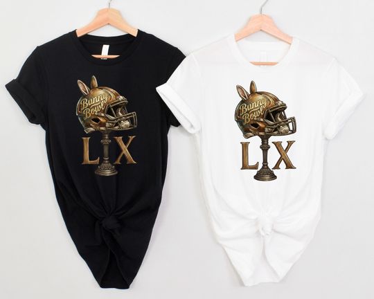 Discover Bunny Bowl Shirt, Super Bowl 2026 Half Time Show Tshirt, Football Helmet Benito Bowl Tee