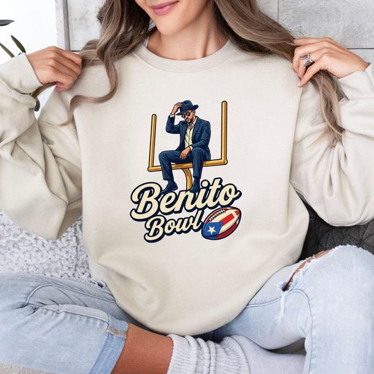 Discover Benito Bowl Shirt, Puerto Rico Football Tee, Halftime Show 2026 Sshirt