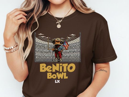 Discover Benito Bowl 2026 Coqu Frog Shirt,Puerto Rico Football Tee, Game Day Fan Gift