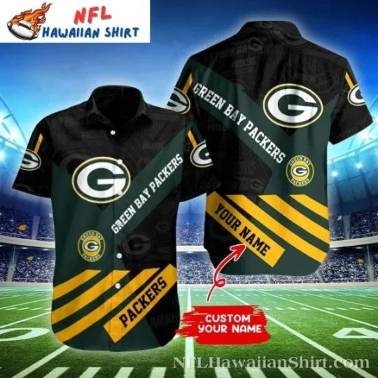 Discover Stadium Lights Green Bay Football Customizable Hawaiian Shirt Size S-5XL