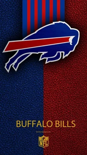Buffalo Bills Football Poster  Vertical Metal Sign Team Logo Fancave