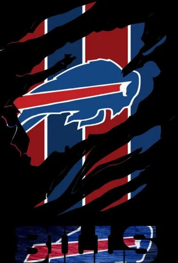 Discover Buffalo Bills Football Poster Vertical Metal Sign for Fancave