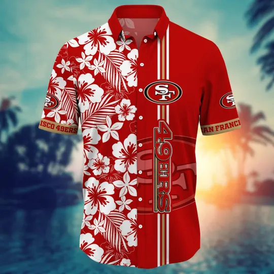 Discover San Francisco football Hawaiian Shirt Firefliestime Aloha Shirt