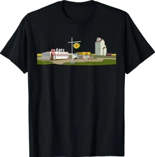 Discover Hot Corner Gas Unisex T-Shirt Size