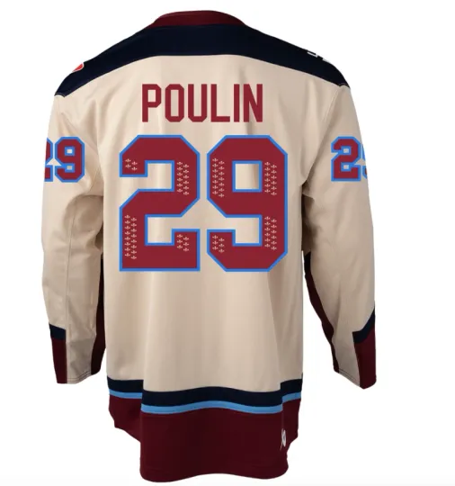 Discover Marie-Philip Poulin Montreal Victoire Men's PWHL Hockey Jersey