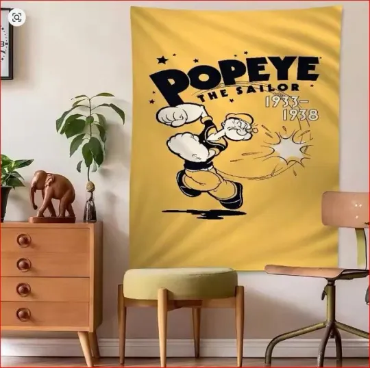 Discover Character Popeye Blanket Movie Popeye The Sailor Cartoon Fleece Blanket