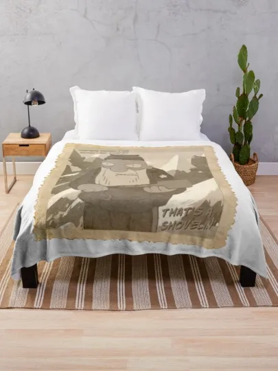 The Simpsons Shovelin' Jasper Hates Snipers Battlefield Cozy Fleece Blanket